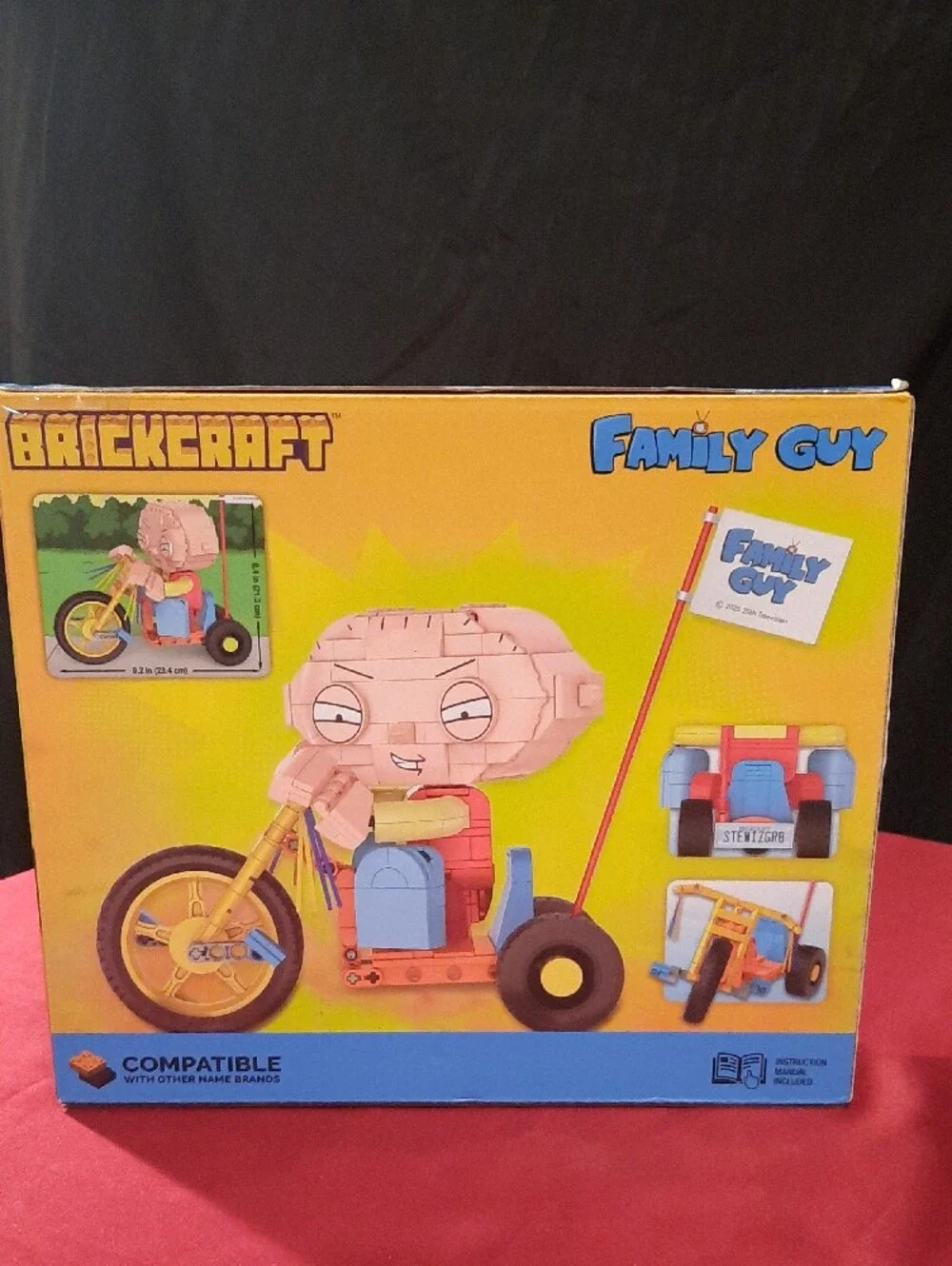 BrickCraft Family Guy Stewie on Trike Building 429 Pc Set NIB